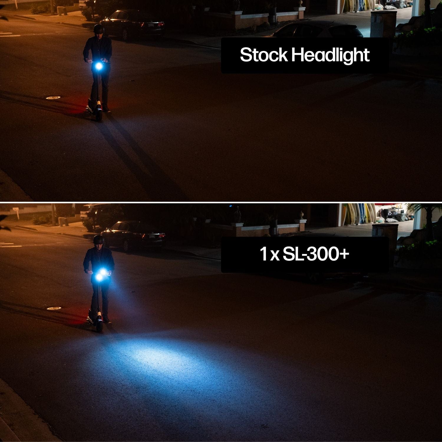 SL-300+ Headlight & SL-R1+ Brake Light Scooter Bundle