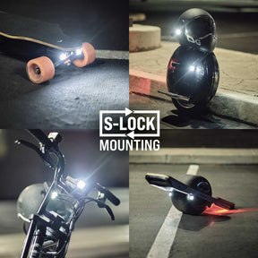 SL-300+ Headlights & SL-R1+ Brake Lights Skateboard Bundle